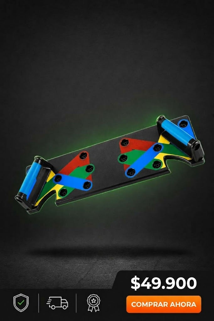 Tabla Push Up Con Bandas Elasticas